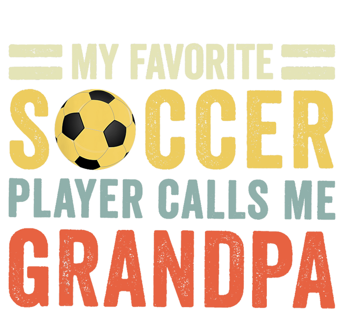 My Favorite Soccer Player Calls Me Grandpa Soccer Kids Tie-Dye T-Shirt