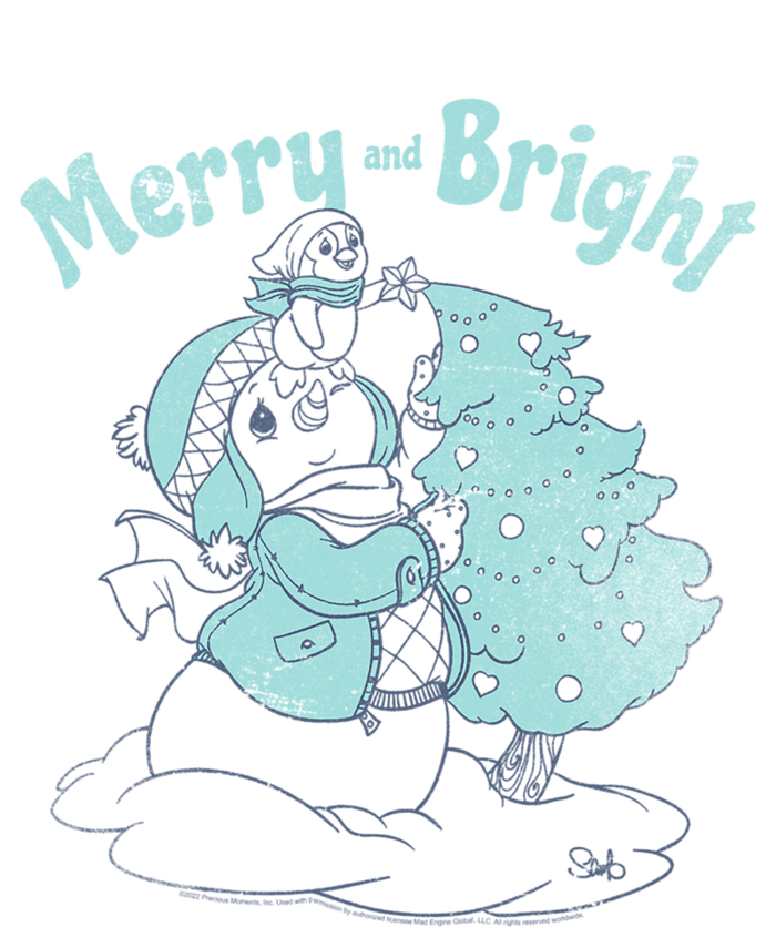 Precious Mots Merry And Bright Christmas Tree Cool Gift T-Shirt