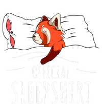 Red Panda Official Sleepshirt Funny Red Panda Gifts Dry Zone Grid Polo