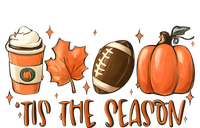 Tis The Season Pumpkin Football Maple Leaf T-Shirt