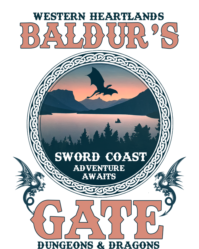 Dnd Adventure Awaits At Baldurs Gate 25L Jumbo Tote