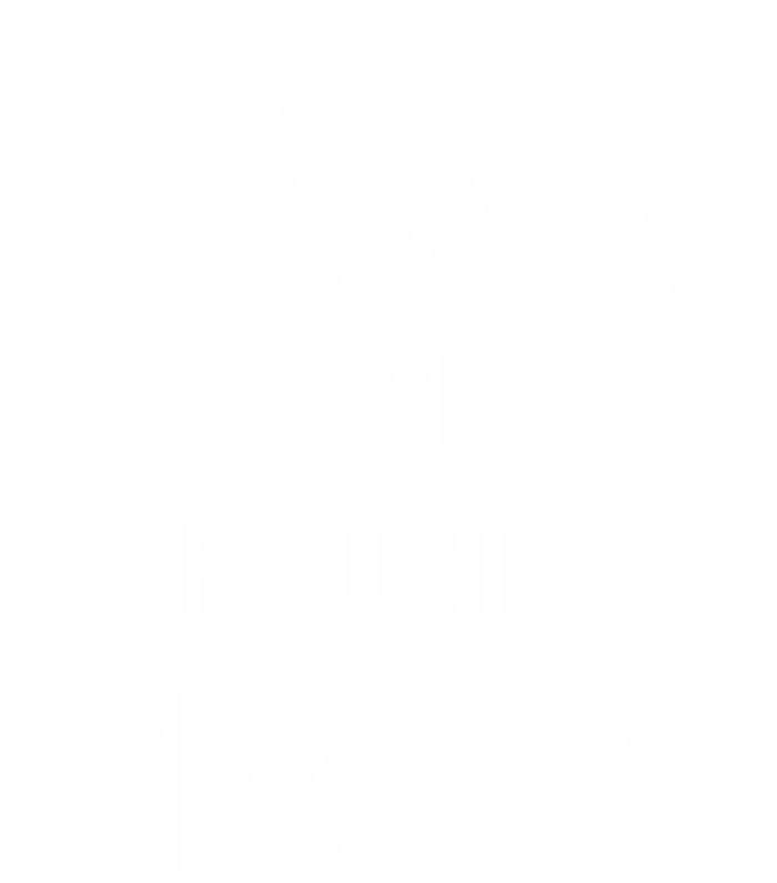 Saying For Sports Lovers Tennis Is My Favorite Season Gift Ceramic Bell Ornament