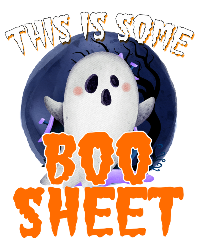 This Is Some Boo Sheet Funny Halloween Ghost Full Zip Hoodie