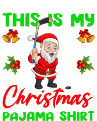 This Is My Christmas Pajamas Santa Playing Ice Hockey Xmas Great Gift Valucap Bio-Washed Visor