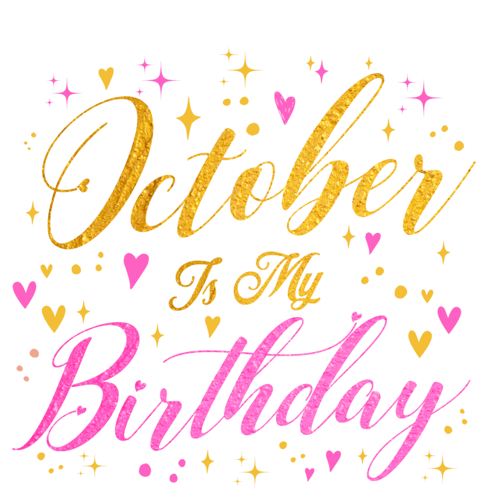 October Is My Birthday Yes The Whole Month PosiCharge RacerMesh Polo