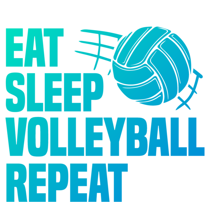 Eat Sleep Volleyball Repeat Cool Funny Team Coaches Quotes Gift Coaster