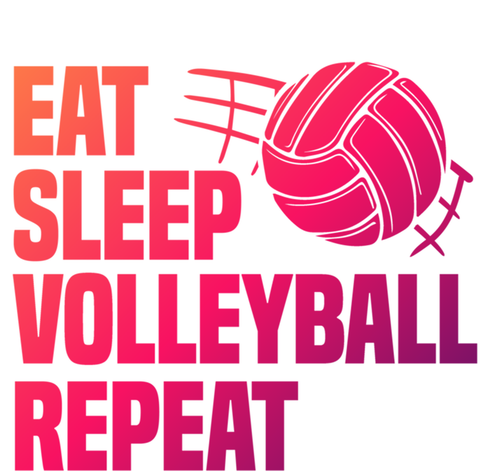 Eat Sleep Volleyball Repeat Cool Funny Team Coaches Quotes Gift Poster