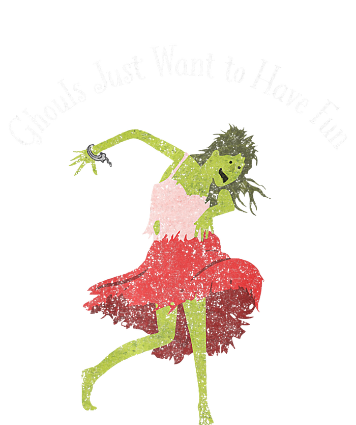 Ghouls Just Want to Have Fun 80's zombie dancing Women's T-Shirt