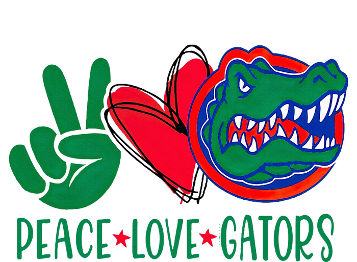 Peace Love Gator Cute Costume Animal Lover Alligator Wool Snapback Cap