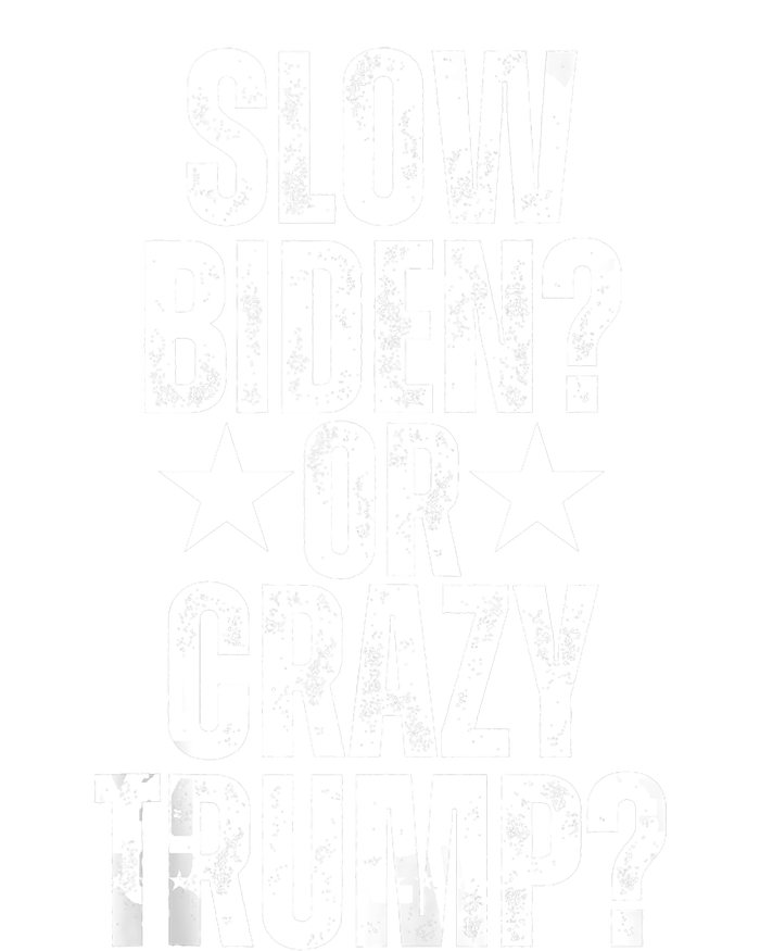 Slow Biden Or Crazy Trump Funny American Political Design City Backpack