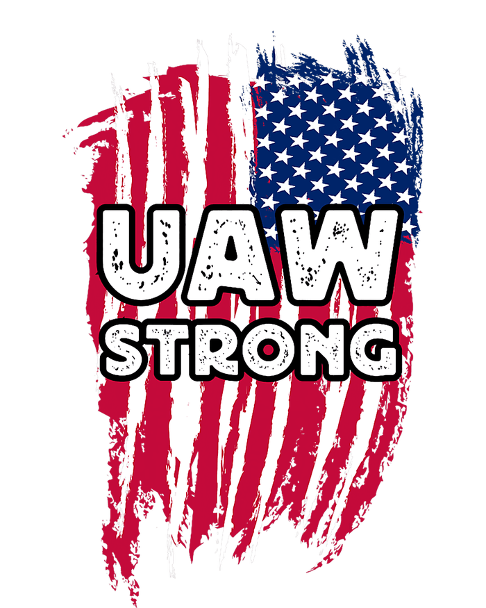 UAW Strong Solidarity UAW Laborer Worker UAW Proud Union America Flag 25L Jumbo Tote