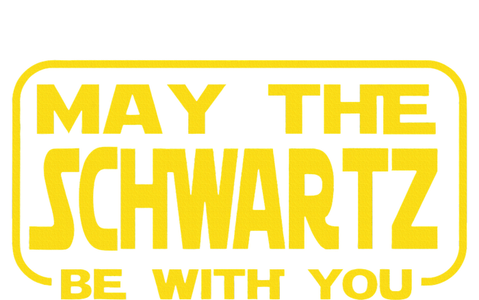 Funny May the Schwartz Be With You Science Fiction Geek Nerd Grommeted Golf Towel