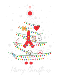 Merry Christmas Nurse Stethoscope Tree Lights T-Shirt