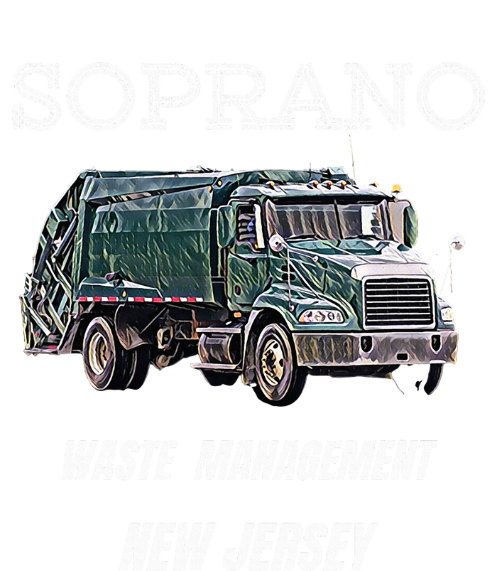 Soprano Garbage Truck Waste Management Womens CVC Long Sleeve Shirt