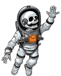 Space Astronaut Skeleton Halloween Kids Girls Sweatshirt