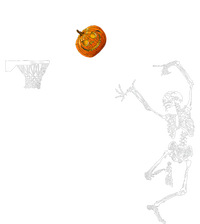 Basketball Skeleton Halloween Skeleton Pumpkin T-Shirt