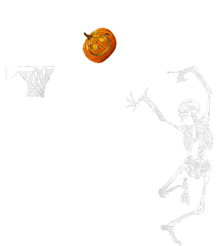 Basketball Skeleton Halloween Skeleton Pumpkin T-Shirt