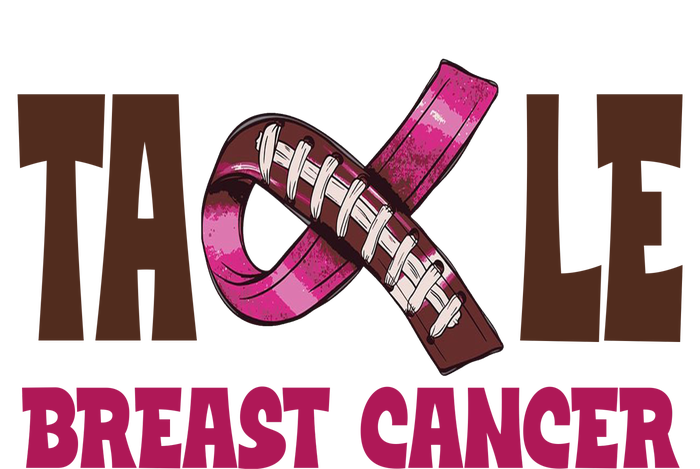 Tackle Breast Cancer Awareness Football Full Zip Hoodie