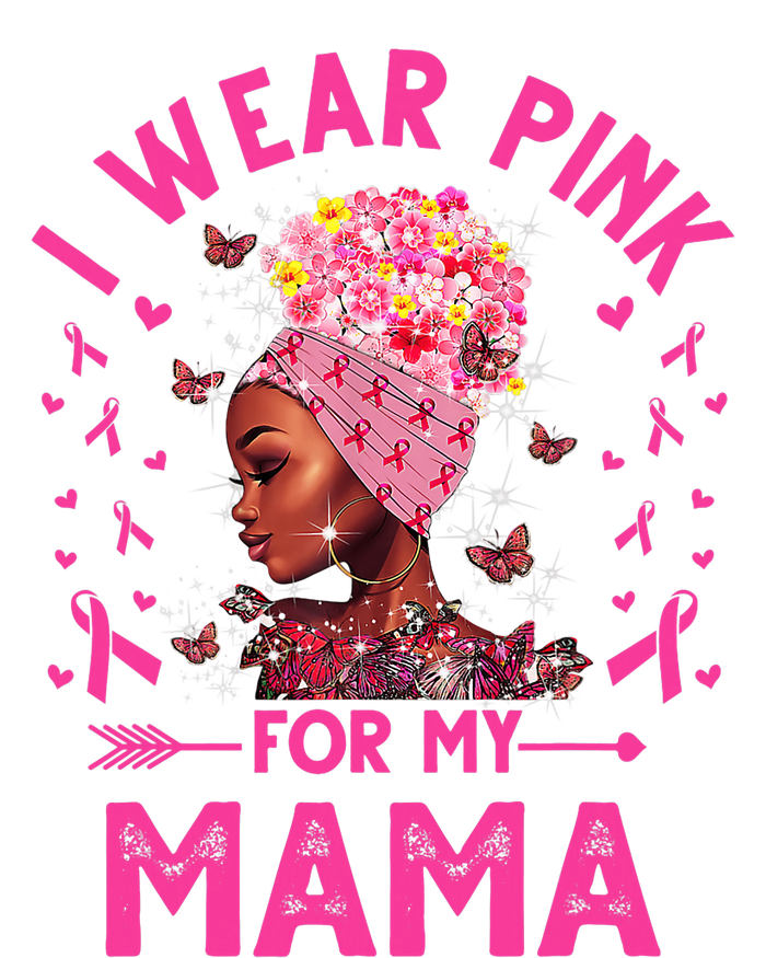 I Weak Pink For My Mama Breast Cancer Awareness Long Sleeve Pajama Set