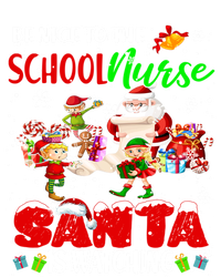 Be Nice To The School Nurse SantaS Watching Santa Elf Gift T-Shirt