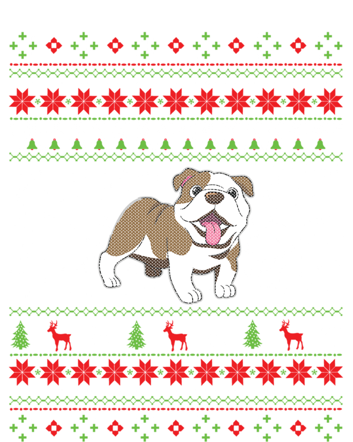 Bulldog Ugly Christmas Funny Gift Design Funny Gift T-Shirt