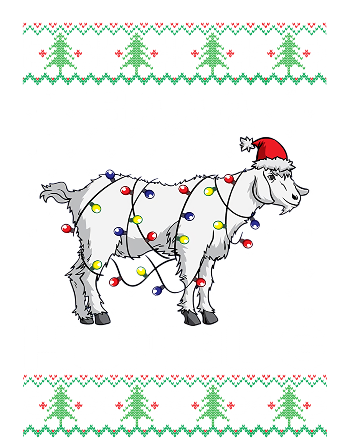 Baaa Humbug Goat Santa Hat Christmas Lights Ugly Sweater Gift Valucap Bio-Washed Visor