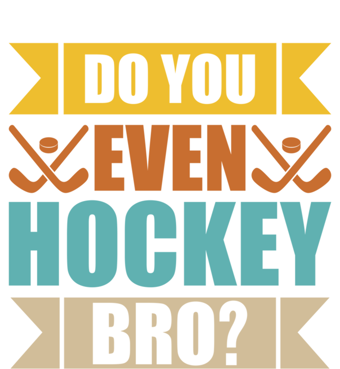 Do Even Hockey Bro? Retro Vintage Ice Hockey Print Gift Tie Dye Hoodie