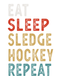 Eat Sleep Sledge Hockey Repeat Funny Player Gift Idea Great Gift Women's T-Shirt