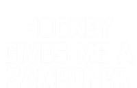 Hockey Gives Me A Zamboner Gift Funny Hockey Great Gift Canvas