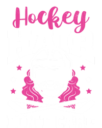 Hockey Hair DonT Care Funny Ice Hockey Player Coach Graphic Gift Women's Flannel Pajama Set