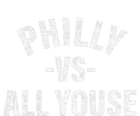 Vintage Philly vs All Youse Funny Philadelphia slang retro Ladies Long Sleeve Shirt