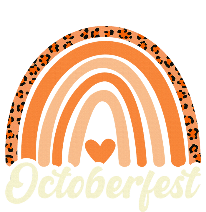 Octoberfest Leopard Rainbow Funny German Bavarian Costume Cooling Performance Crew T-Shirt