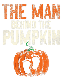 Halloween Pregnancy Announcement The Man Behind The Pumpkin High Crown Mesh Back Trucker Hat