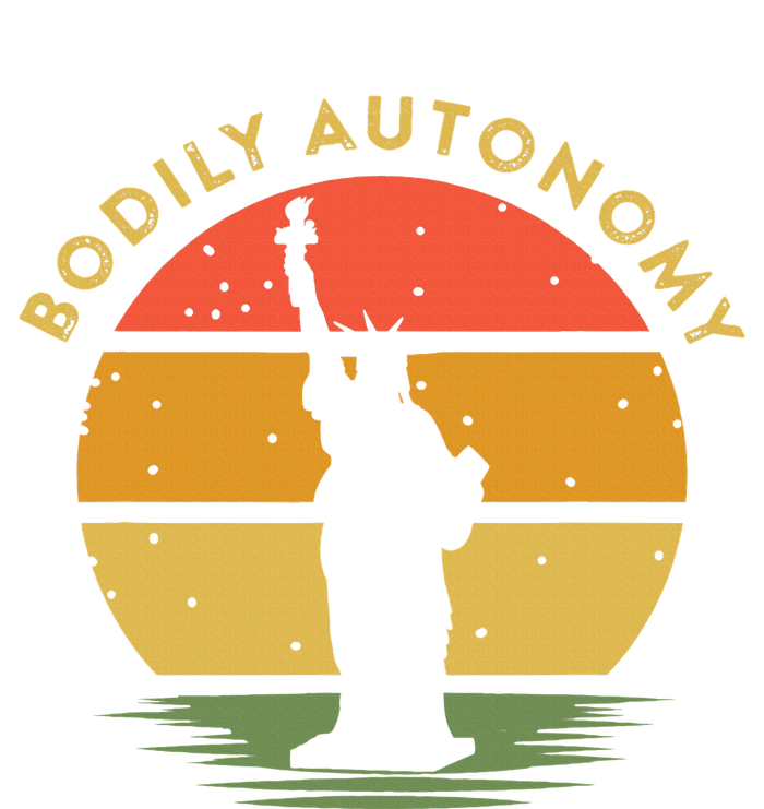 Bodily Autonomy My Body My Choice Freedom Statue of Liberty Women's Tri-Blend 3/4-Sleeve Raglan Shirt