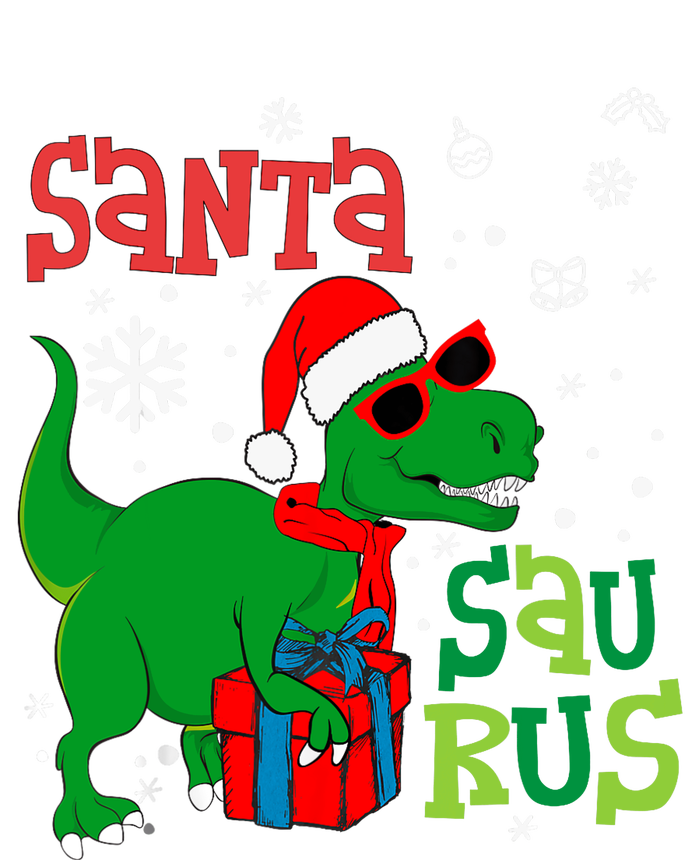 Santa Trex Christmas Dinosaur Tree Rex Boy Family Pajama T-Shirt