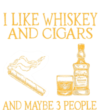 Retro I Like Whiskey And Cigars And Maybe 3 People T-Shirt