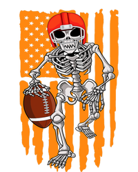 American Football Skeleton Halloween Football Fan Pom Pom 12in Knit Beanie