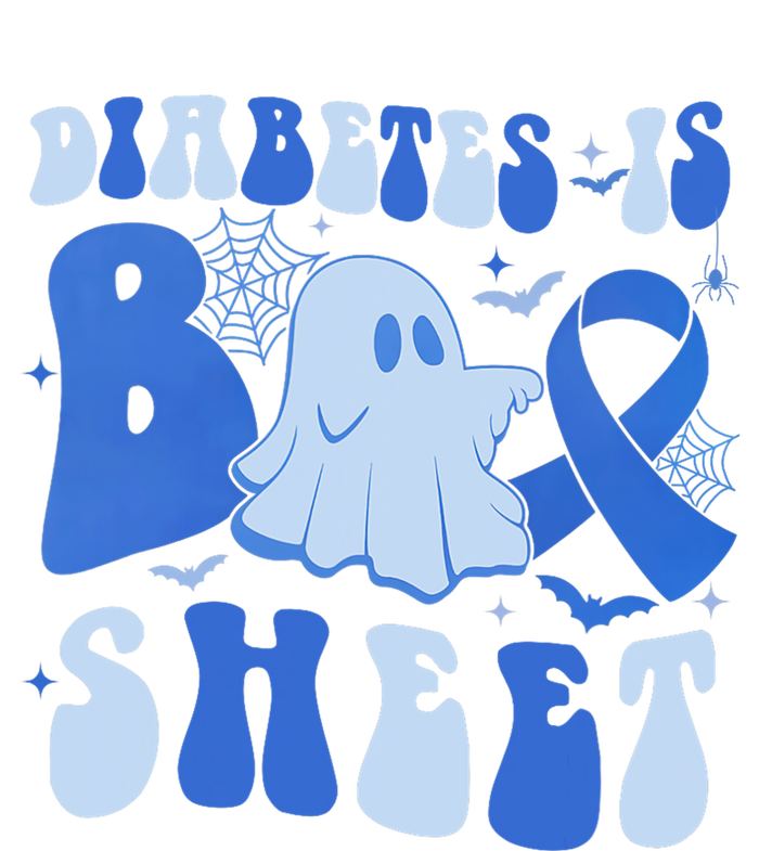 Diabetes Is Boo Sheet Halloween ghost Diabetes awareness Performance Long Sleeve Polo