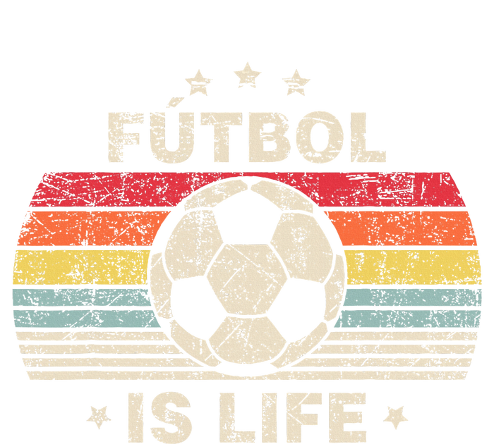 Futbol Is Life Football Lover Soccer Funny Vintage T-Shirt