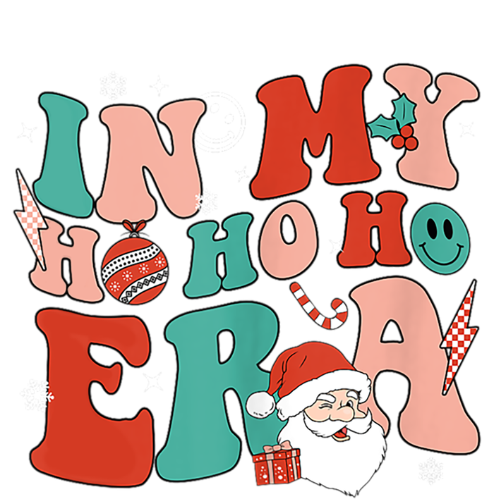 In My Ho Ho Ho Era Santa Claus Xmas Groovy Retro Christmas Cute Gift Sweatshirt Cinch Pack Bag