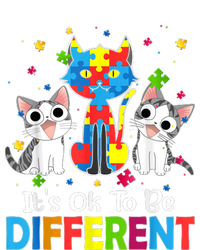 Autism Awareness Day Cat ItS Ok To Be Different Long Sleeve Pajama Set