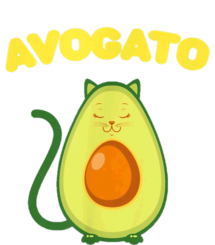 Avogato Cat Funny Vegan Avocado Flexfit Unipanel Trucker Cap