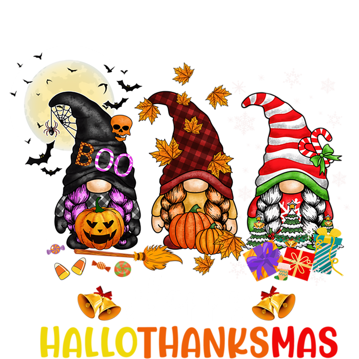 Gnomes Lover Halloween Merry Christmas Happy Hallothanksmas Gift Tie-Dye T-Shirt