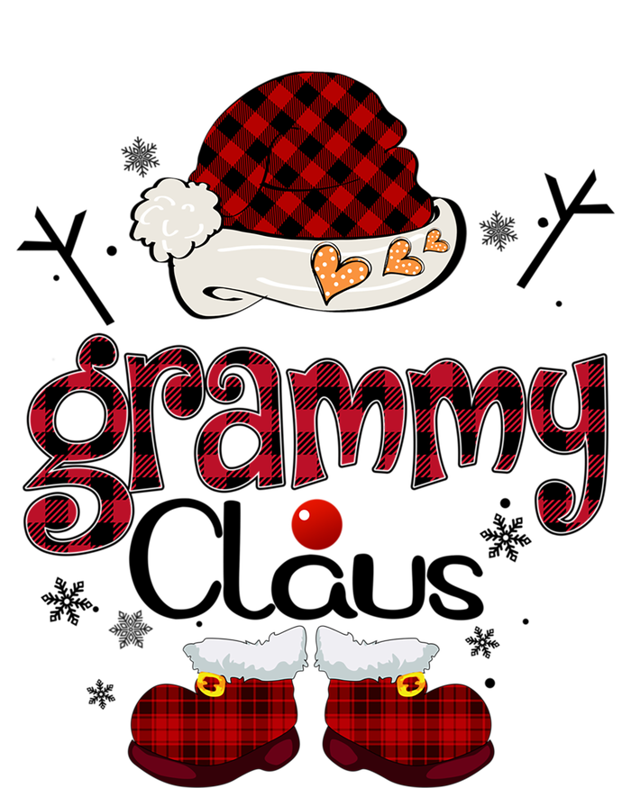 Grammy Claus Red Plaid Grandma Gift T-Shirt