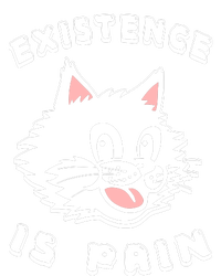 Existence Is Pain Nihilist 1920s Laughing Cat T-Shirt