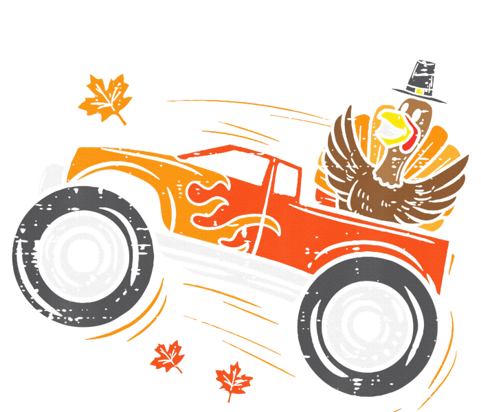 Turkey Monster Truck Funny Thanksgiving T-Shirt