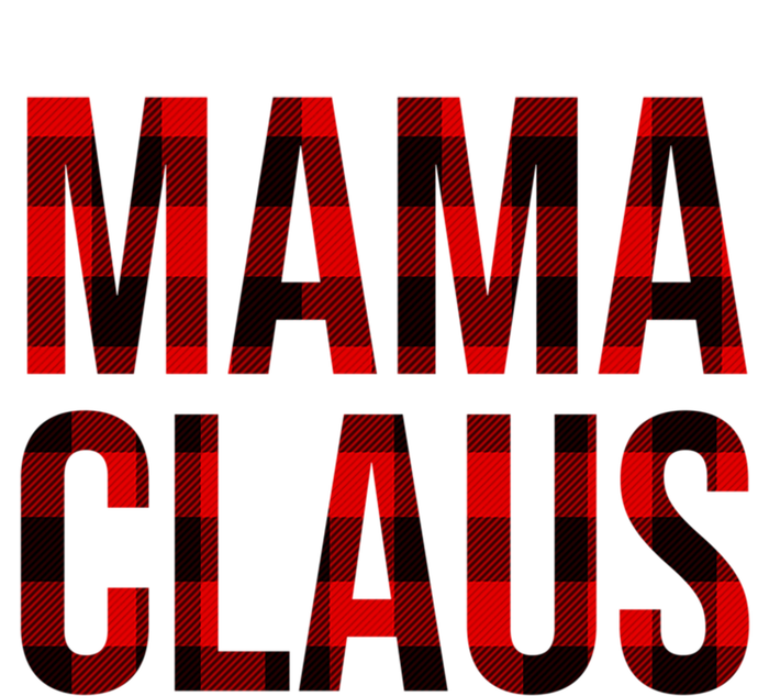 Mama Claus Christmas Buffalo Plaid Xmas Mom Santa Gift Hoodie