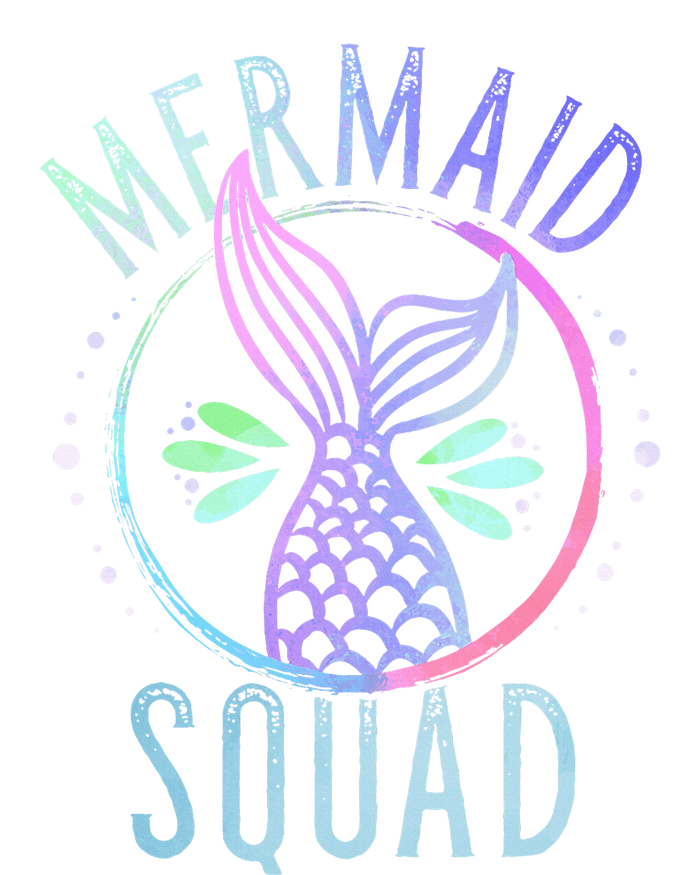 Mermaid Squad Cute Funny Family Birthday Party Tie-Dye T-Shirt