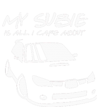 My subie is all i care about Bumper Sticker