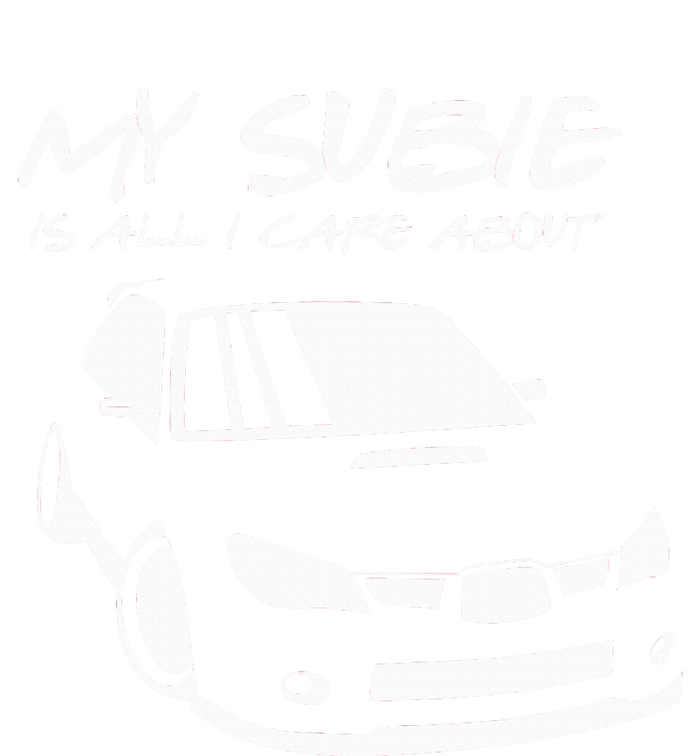 My subie is all i care about Bumper Sticker